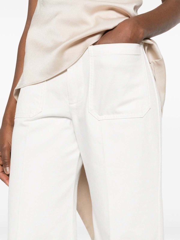 VICTORIA BECKHAM buy online ストレートジーンズ - 白