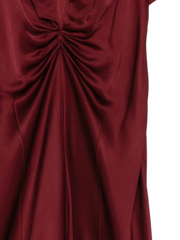 The Best Shops VICTORIA BECKHAM: ニーレングスドレス - 膝丈ドレス - 赤