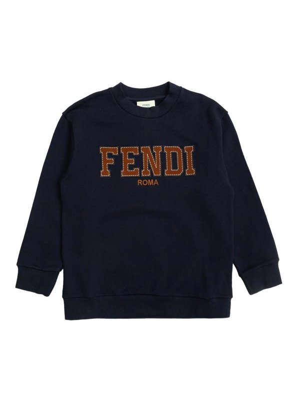 Fendi Jr: スウェット＆セーター - スウェットシャツ/セーター - 黒
