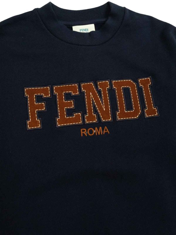 スウェットシャツ/セーター - 黒 shop online: Fendi Jr