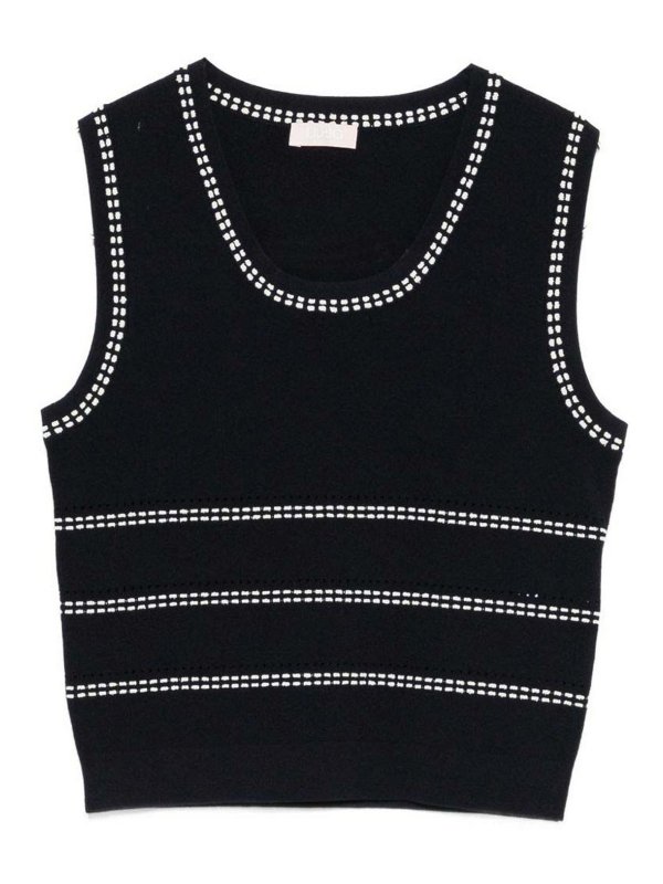 Liu Jo: Pull col rond - Pull Col Rond - Bleu