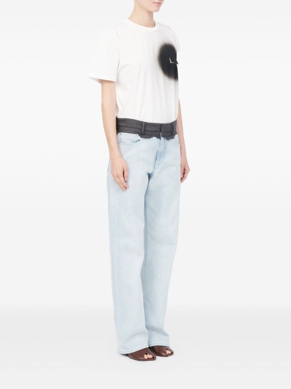 MM6 MAISON MARGIELA: ストレートジーンズ online - ストレートジーンズ - ブルー
