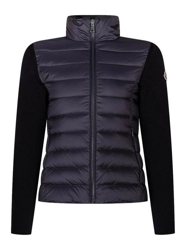 MONCLER JR: カーディガン - カーディガン - 黒