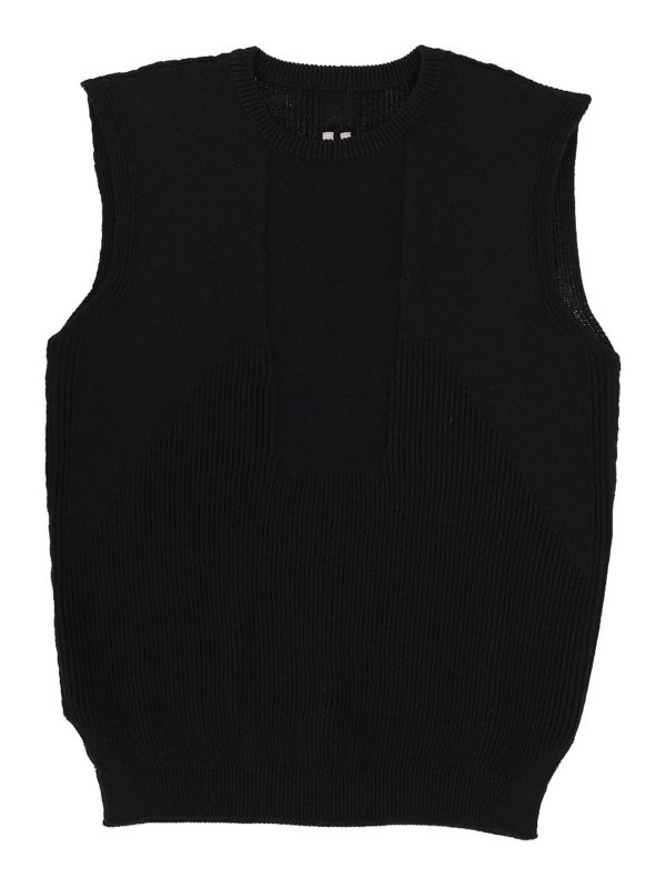 RICK OWENS: トップス＆タンクトップ - トップ/タンクトップ - 黒