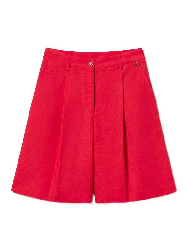 TWINSET: Shorts - Shorts - Rojo