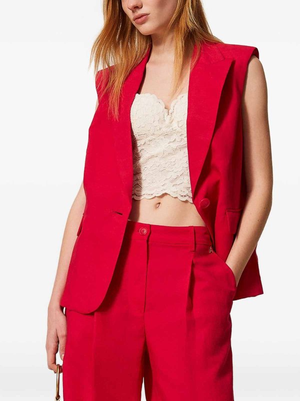 The Best Shops TWINSET: Shorts - Shorts - Rojo