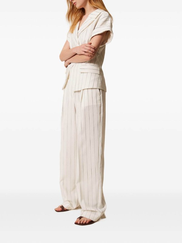 TWINSET: pantaloni casual online - Pantaloni