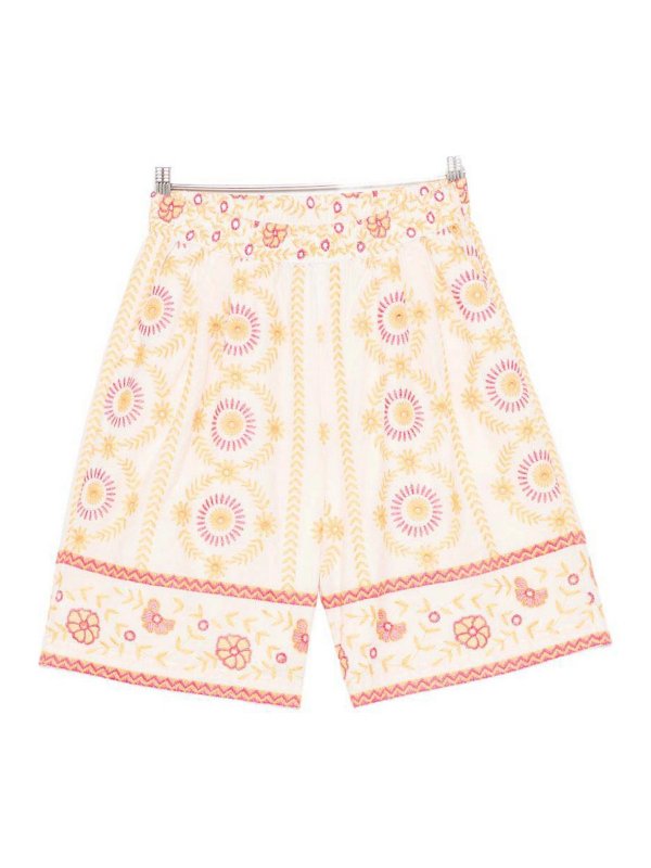 TWINSET: Hosen Shorts - Shorts - Weiß