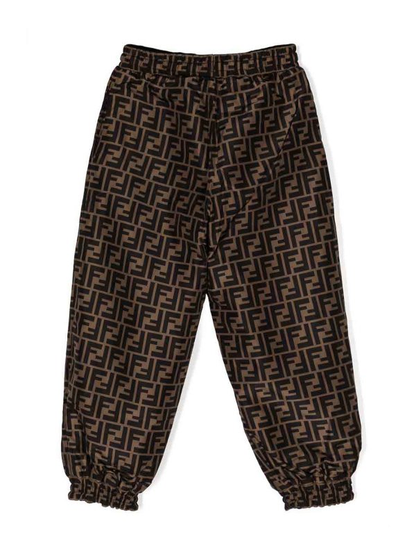 Fendi Jr: カジュアルトラウザー online - カジュアルパンツ - 黒