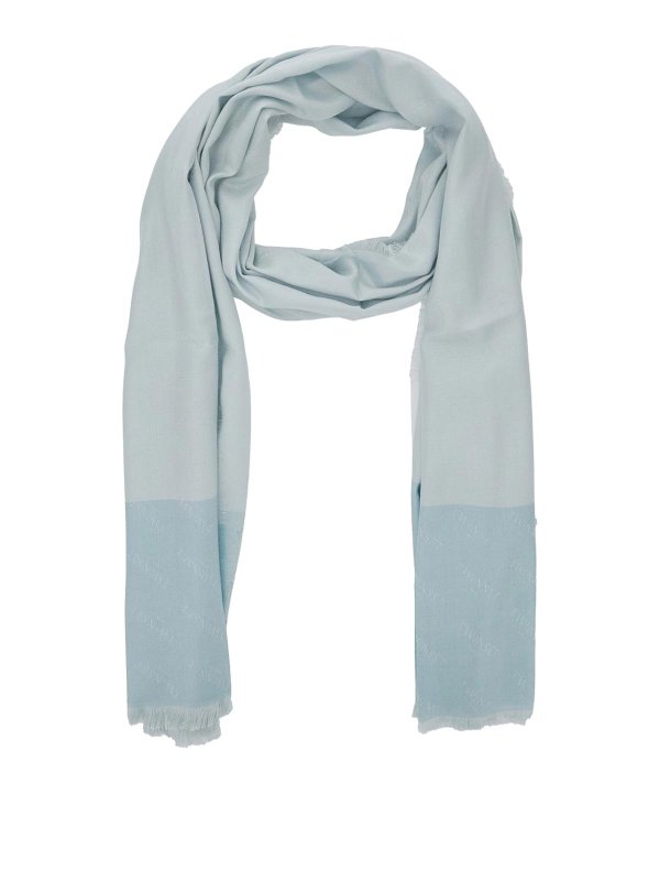 TWINSET: Écharpes - Écharpe - Bleu Clair