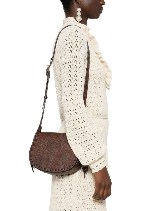 ETRO: Schultertaschen online - Schultertasche - Braun