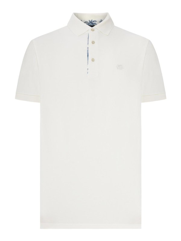 ETRO: Polos - Polo - Blanco