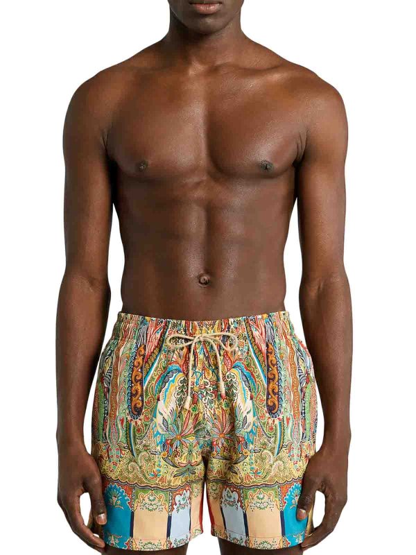 ETRO: 水着 online - スイムショーツ/スイムトランクス - マルチカラー