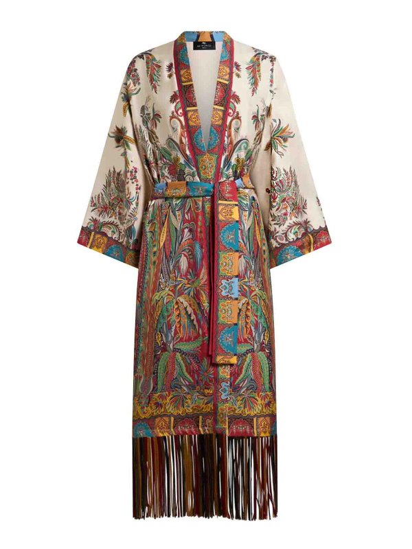 ETRO: knee length coats - Silk Duster Coat