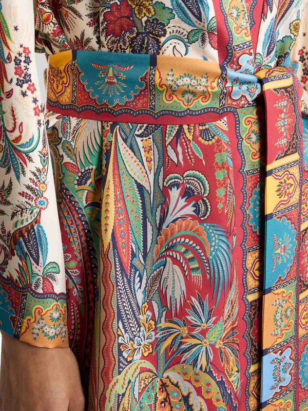ETRO buy online Silk Duster Coat