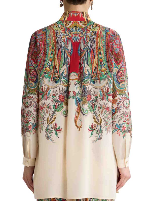 Camicia Lunga In Seta shop online: ETRO