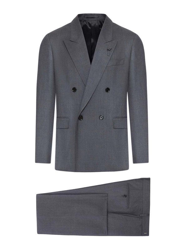 LARDINI: Blazer - Blazer - Gris