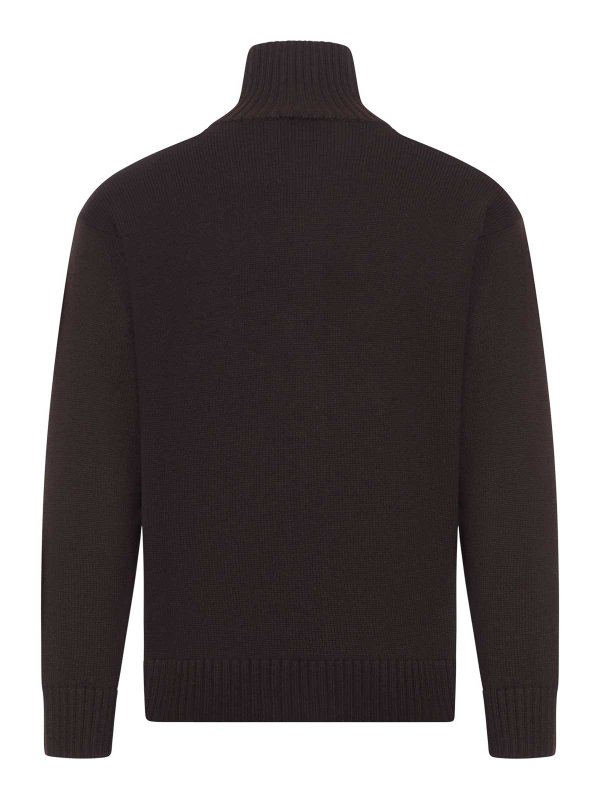 NOME: Strickpullover mit Rundhalsausschnitt online - Rundhalspullover - Braun