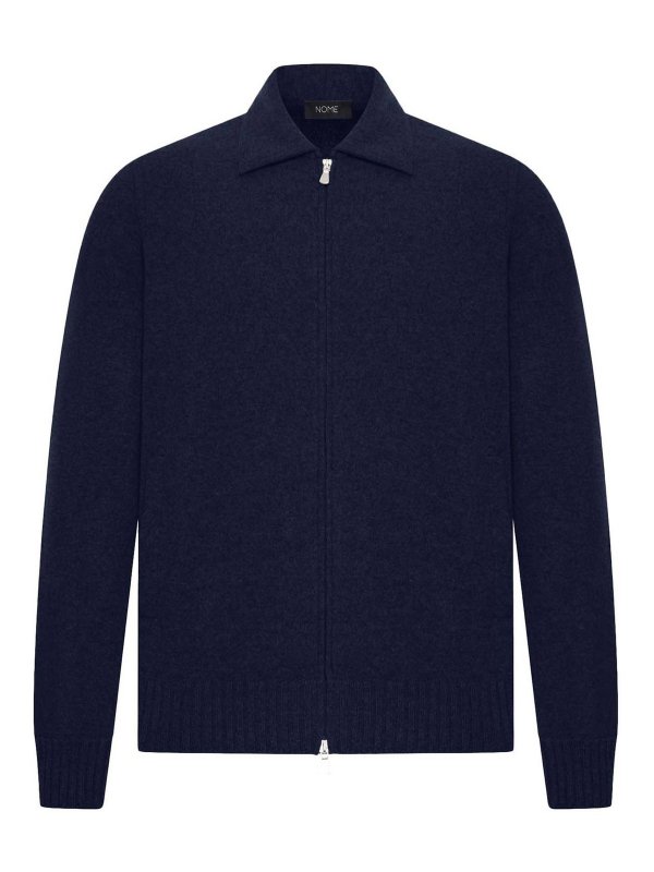 NOME: casual jackets - Cashmere Jacket With Zip
