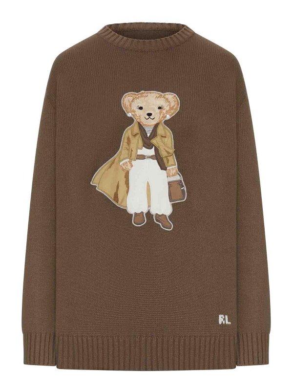 POLO RALPH LAUREN: クルーネック - クルーネック - ヌードカラー