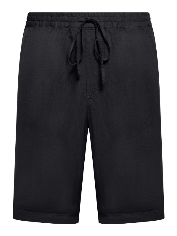 120% LINO: トラウザーショーツ - ショートパンツ - 黒