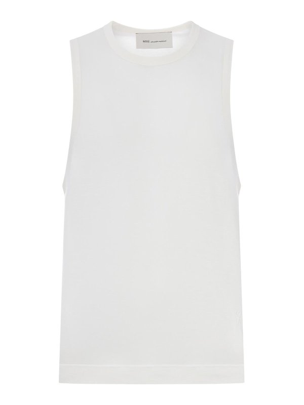AMI PARIS: Tops und Tank Tops - Top - Weiß