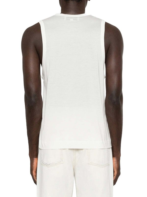 Top - Weiß shop online: AMI PARIS