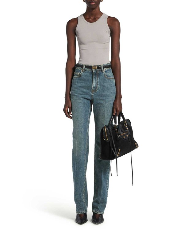 BALENCIAGA: ストレートジーンズ online - ストレートジーンズ - ブルー