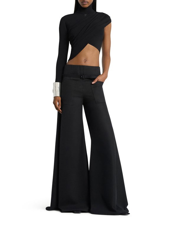 Courreges: Tops und Tank Tops online - Top - Schwarz