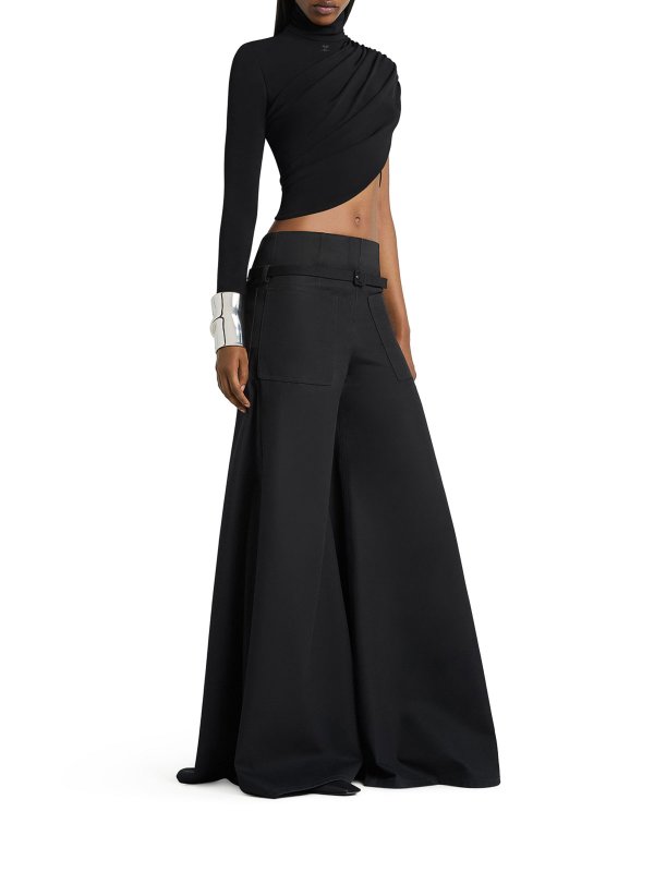 Top - Schwarz shop online: Courreges