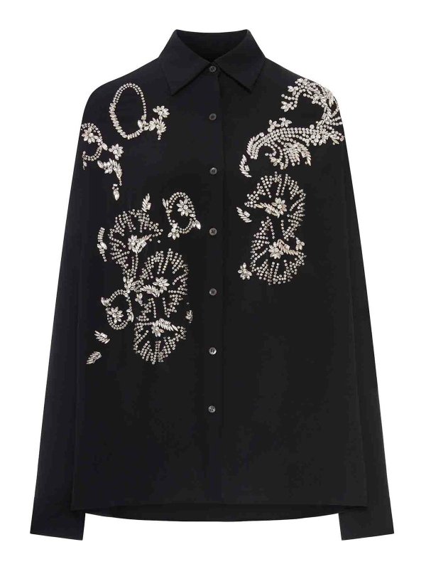 DRIES VAN NOTEN: シャツ - シャツ - 黒