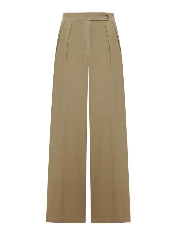 DRIES VAN NOTEN: カジュアルトラウザー - カジュアルパンツ - グレー