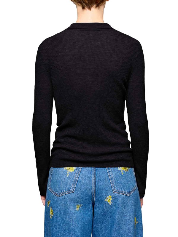 ポロシャツ - 黒 shop online: GANNI