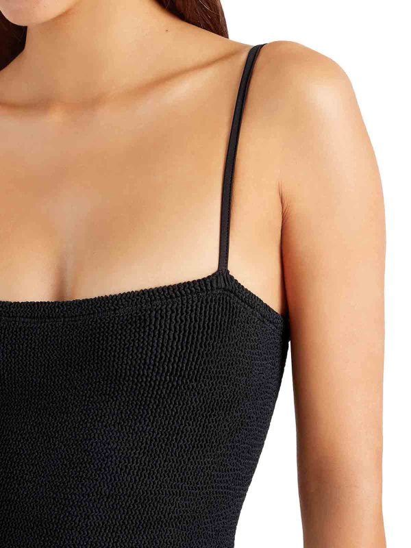 膝丈ドレス - 黒 shop online: HUNZA G