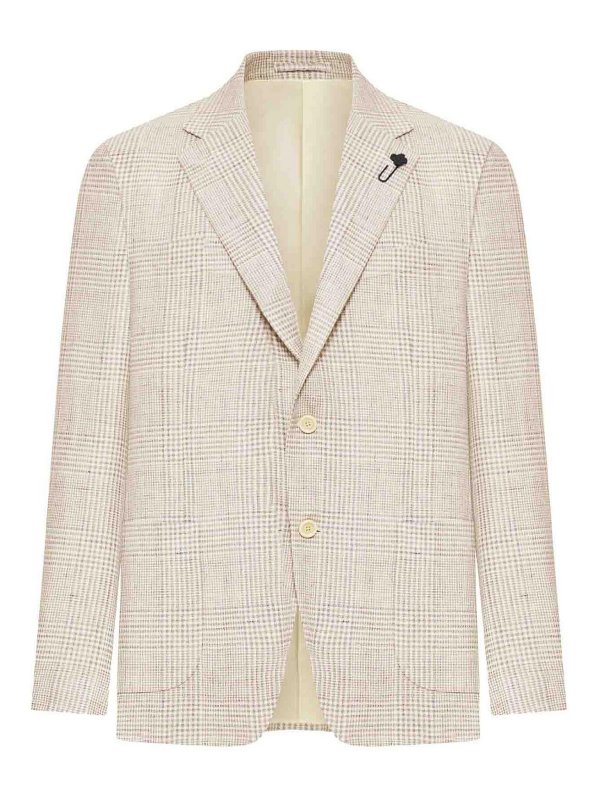 LARDINI: Blazer - Blazer - Nude