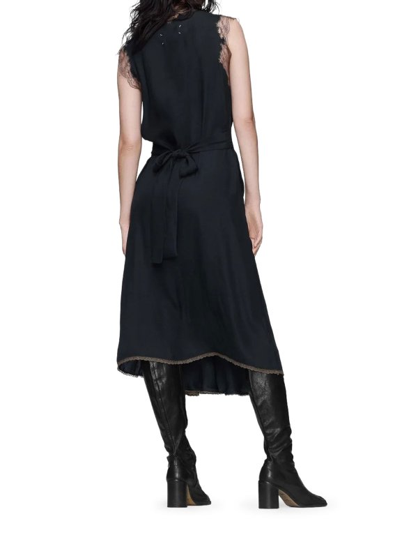 The Best Shops Maison Margiela: ニーレングスドレス - 膝丈ドレス - 黒