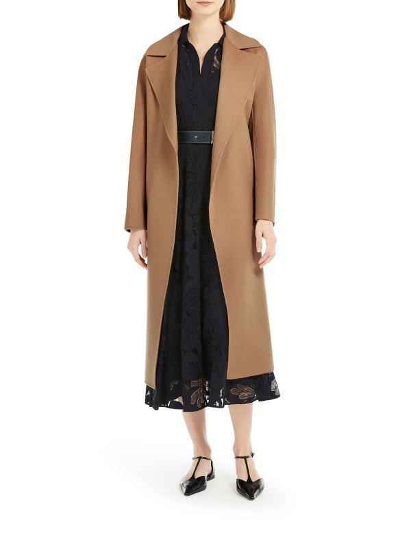 Max Mara: ニーレングスコート online - 膝丈コート - ブラウン