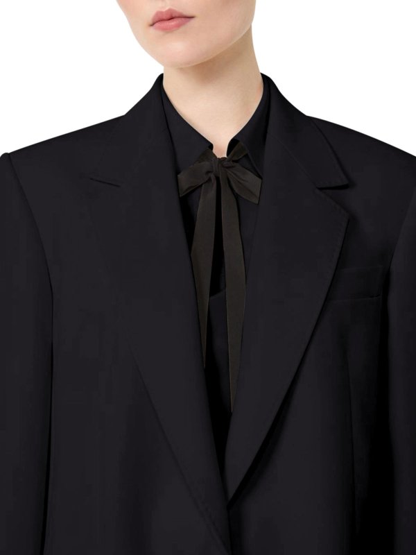 膝丈コート - 黒 shop online: Max Mara