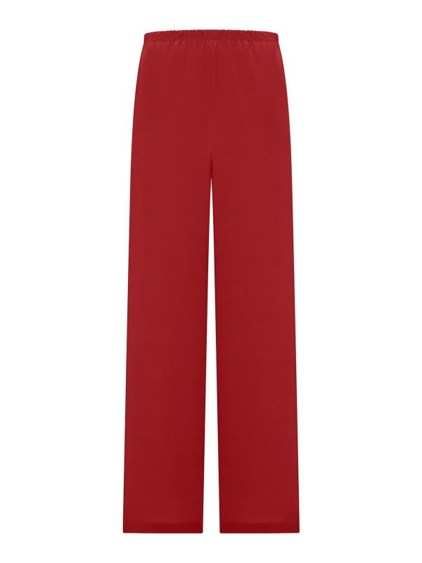 Max Mara: カジュアルトラウザー - カジュアルパンツ - 赤