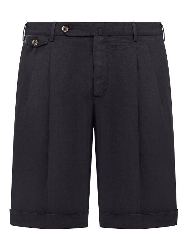 PT TORINO: トラウザーショーツ - ショートパンツ - 黒