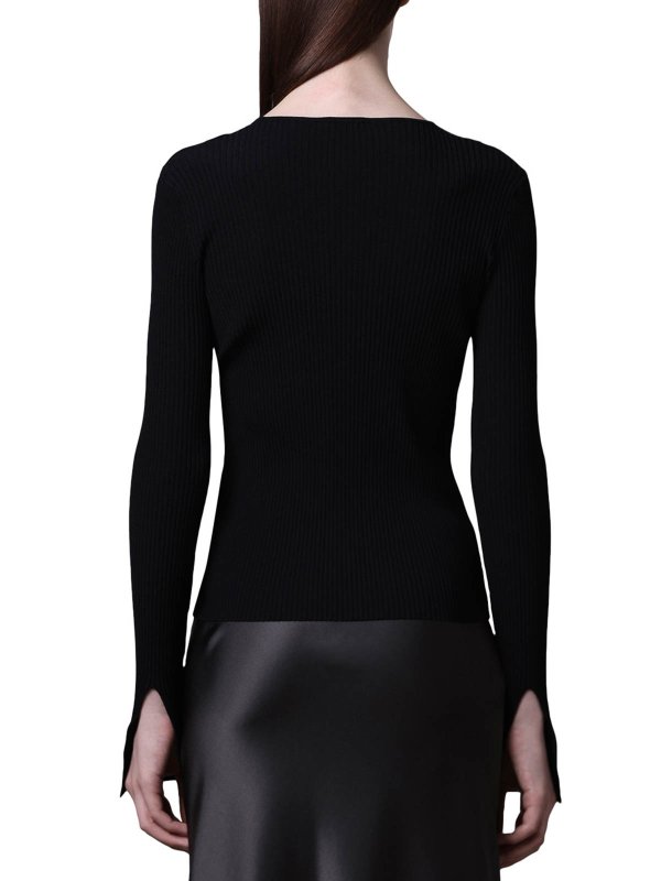 U-Boot-Pullover - Schwarz shop online: ROBERTO COLLINA