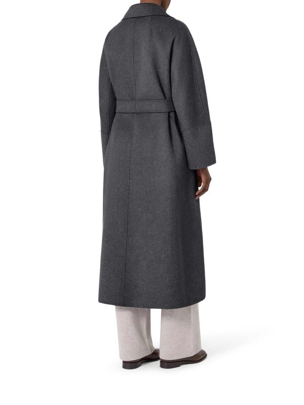 The Best Shops S MAX MARA: flared jeans - Wool Robe Coat