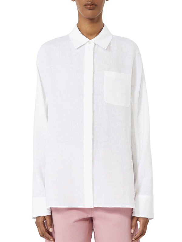 The Best Shops S MAX MARA: シャツ - シャツ - 白