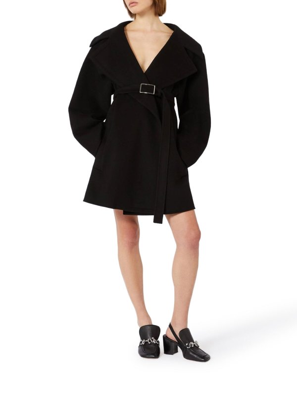 SPORTMAX: ショートコート online - ショートコート - 黒