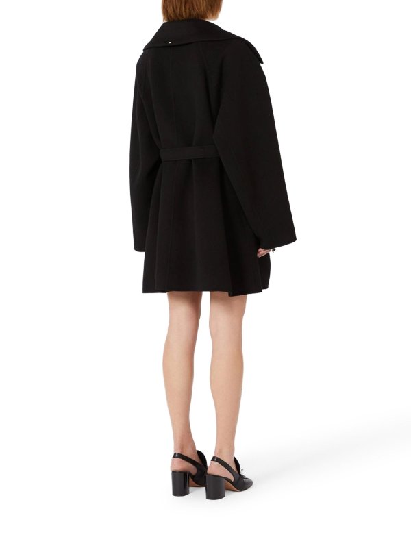 ショートコート - 黒 shop online: SPORTMAX