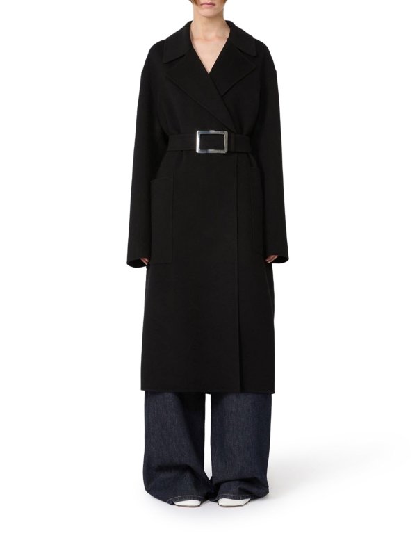 SPORTMAX: ニーレングスコート online - 膝丈コート - 黒
