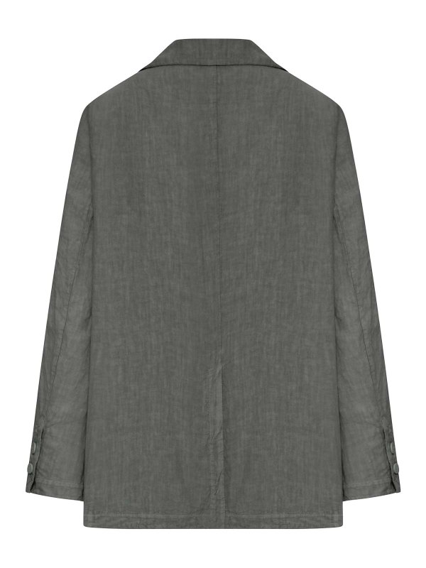 TRANSIT: blazers online - Single-Breasted Linen Jacket