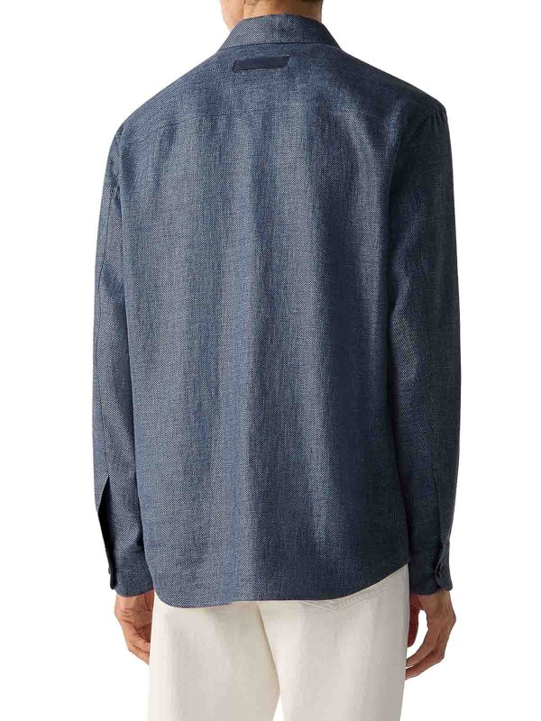 Hemd - Blau shop online: ZEGNA