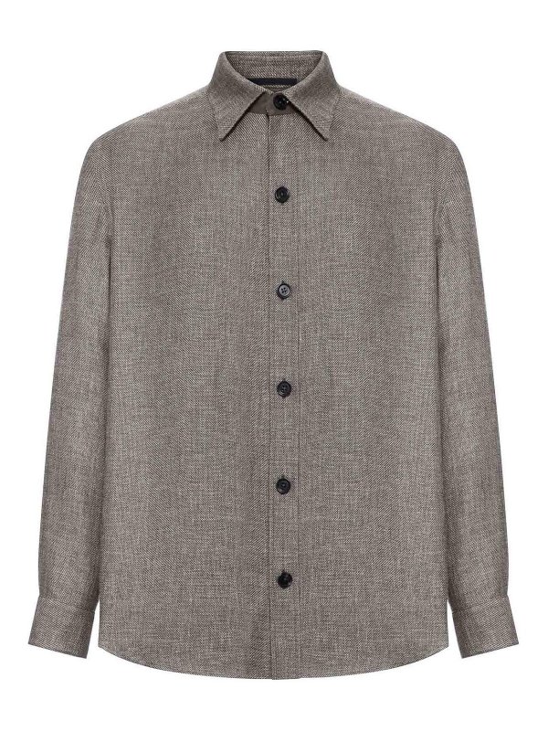 ZEGNA: シャツ - シャツ - ブラウン