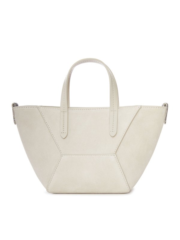 The Best Shops BRUNELLO CUCINELLI: Handtaschen - Shopper - Weiß